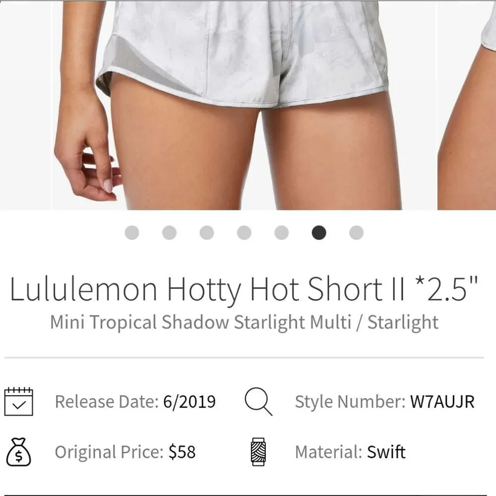 Lululemon‎ Hotty Hot Short II 2.5